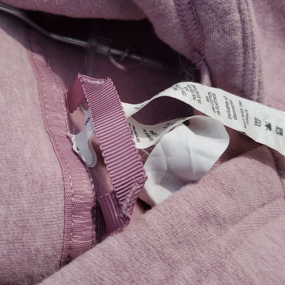 Lululemon W3DVBS All Yours Fleece Hoodie In Heathered Pink Taupe Size 8 - Picture 14 of 14